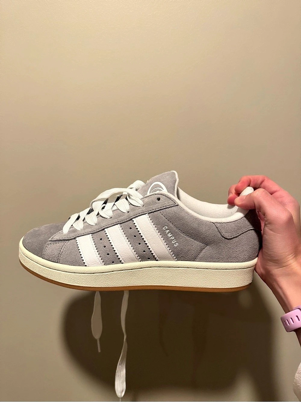 adidas Campus 00s Gray & White US 7.5